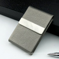 Wholesale Blank New Metal Leather Business Credit Card Holder